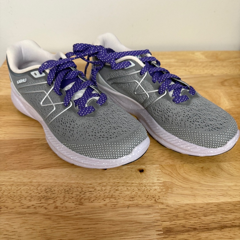 Karhu Fusion Ortix 3.5 Ultimate Grey Orchid Rush Running Shoes US 7 EU 38 UK 5